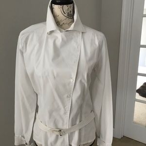 White Burberry shirt